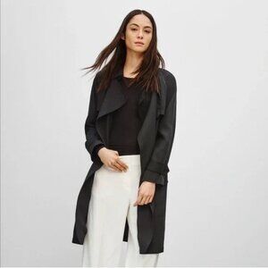 Aritizia Babaton Lawson Open Front Lyocell Trench Coat